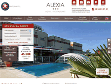 Tablet Screenshot of hotelalexia.com